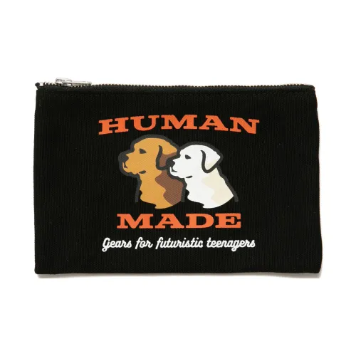 Human Made Хлопок And Холст Сумка Клатч Стандартный Женский Черный