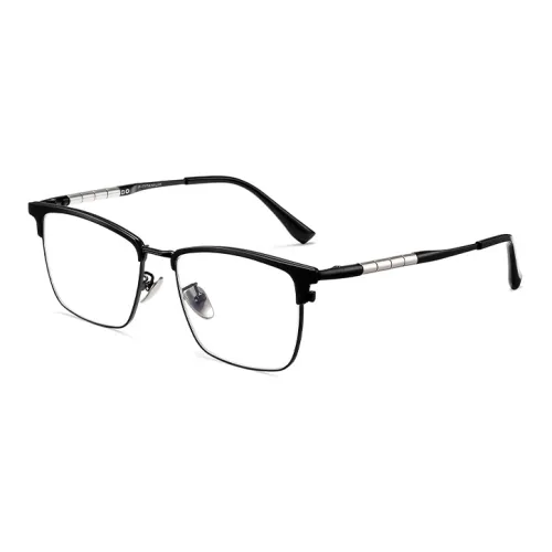 BERTHA Чистый титан Оправа для бровей Оправа для очков Унисекс Черный Черный Золото Черный Серебро