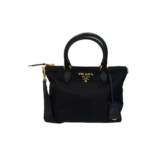 PRADA Сумка Tote из коровьей кожи сумка для покупок сумка через плечо женская черная