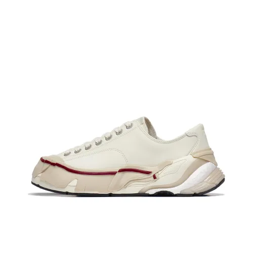 LINING Без ограничений Износостойкие и Легкие Кроссовки для скейтбординга Мужские Ванильно-белые