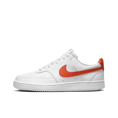Nike Court Vision Low Slip-Resistant Low Top Скейтборд Кроссовки Мужские Белый Красный