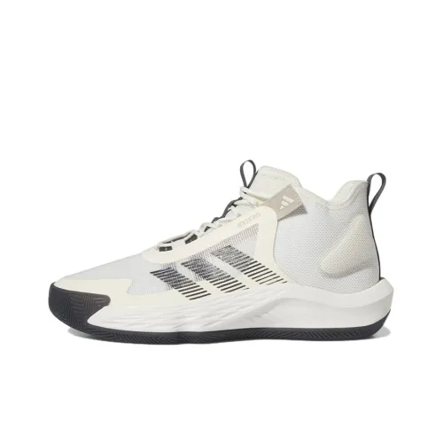 Adidas Adizero Select Амортизаторы Устойчивые к истиранию Низкий Топ Баскетбольные кроссовки Унисекс Белый Серый