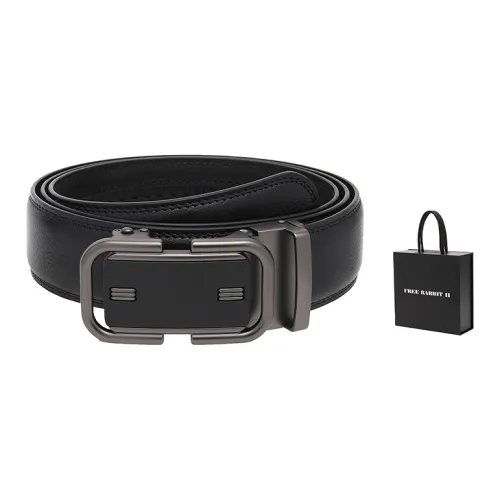 FREE RABBITⅡ Автоматическая застежка Бизнес Юность Формальный Кожаные ремни Мужской 3,5 см