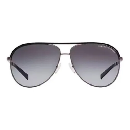 ARMANI EXCHANGEAE Металл Aviator Солнцезащитные очки Унисекс Черный