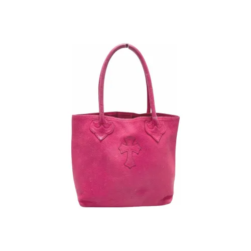 Chrome Hearts Кожа Одно Плечо Сумка Женская Розовая