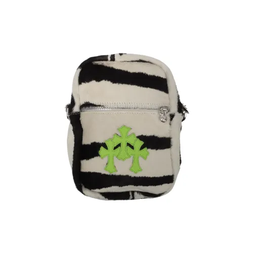 Chrome Hearts Кожа Сумка через плечо Женская с принтом зебры