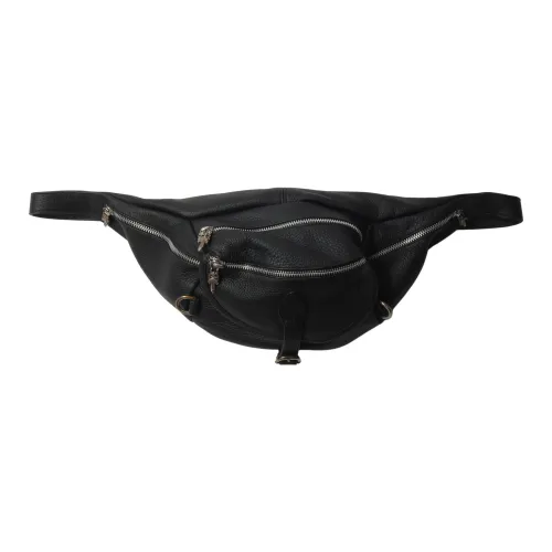 Chrome Hearts Кожа Бананка Женская Черная