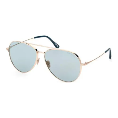 TOM FORD Солнцезащитные очки Золотой Унисекс