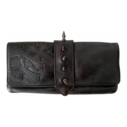 Chrome Hearts Кожа Клатч Женские Черный