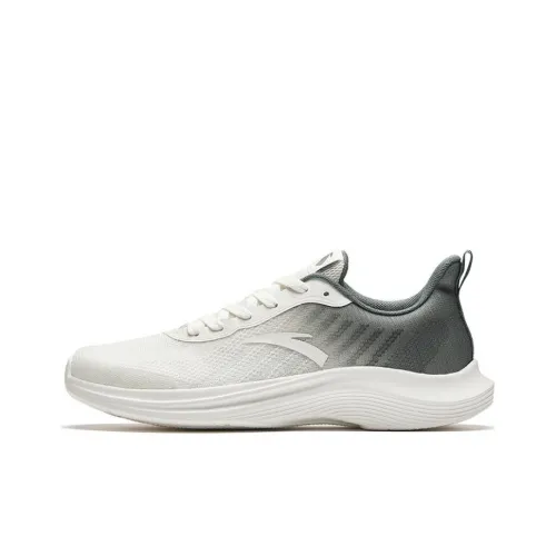 ANTA Амортизирующие беговые кроссовки Устойчивые к истиранию Низкий топ Мужские Серый Зеленый Белый