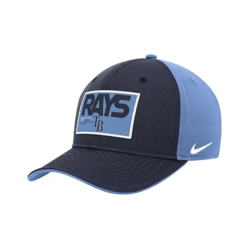 Nike Полиэстер Кепки Синий Мужской