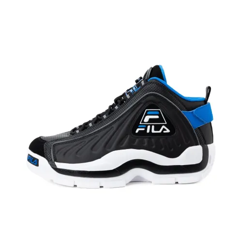 FILA Grant Hill 2 GB High Топ Винтажные Баскетбольные Кроссовки Мужские Черные Синие