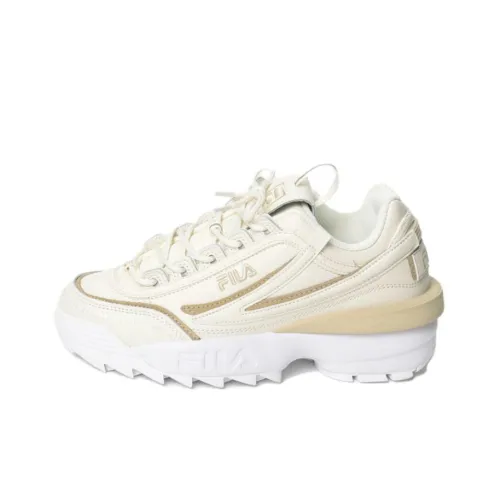 FILA Disruptor 2 EXP Устойчивая к истиранию Низкая Обувь Повседневная Женская Экрю