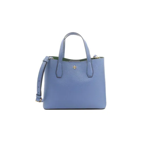 TORY BURCH Кожа Тоут Сумка Сумка для покупок Сумка через плечо Сумка Маленькая Женская Синяя