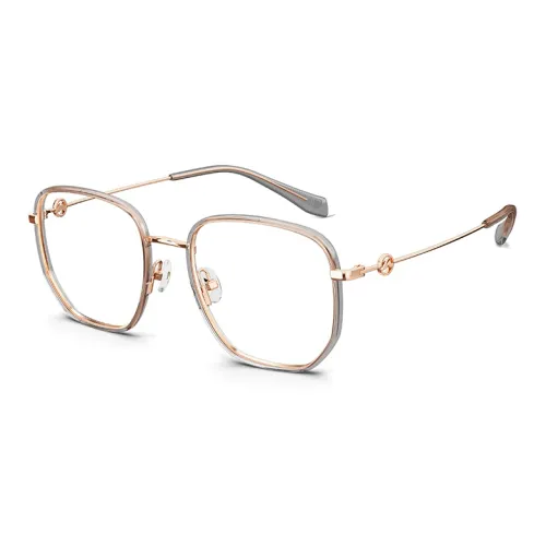 MOLSION Alloy TR Memorial Plastic β-Titan Irregular Shape Eyeglass Frames Unisex Multicolor