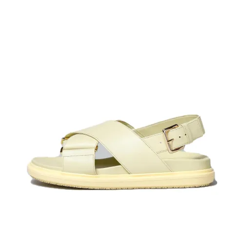 MARNI One Ремень Сандалии Женские Желтые