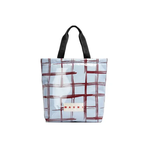 MARNI Полиуретан Тоут Сумка Сумка для покупок Сумка Мужская Синяя