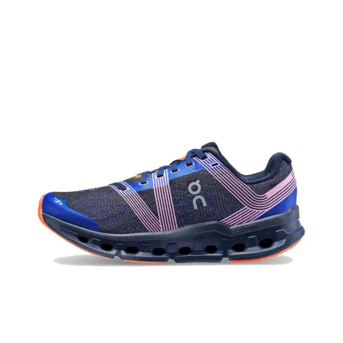 On Cloudgo Дышащие Устойчивые к истиранию Амортизирующие Низкие Кроссовки для бега Женские Синий Фиолетовый