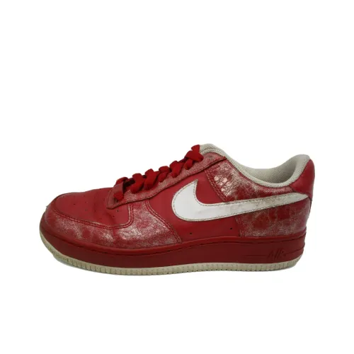 Nike Air Force 1 Low Легкий и Износостойкий Низкий Топ Скейтборд Кроссовки Женские Красные