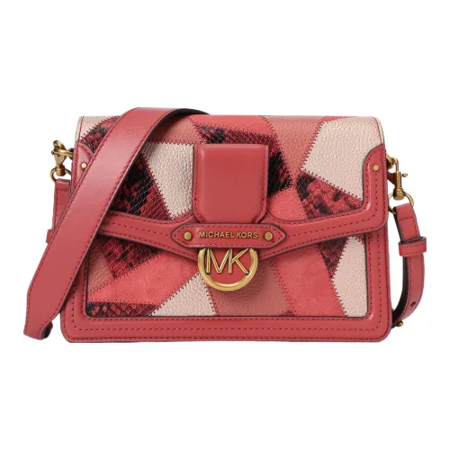 MICHAEL KORS Jessie Sheepskin Messenger Bag Shoulder Bag Women's Red MICHAEL KORS Jessie Овчина Сумка-доставка Плечевая сумка Женская Красная