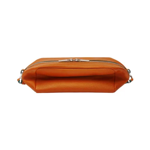 Valextra Millepunte Телячья кожа Сумка через плечо Мини Мужская Коричневая