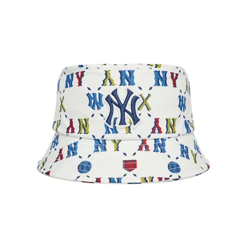 Бейсбольные кепки из хлопка с логотипом MLB унисекс белый