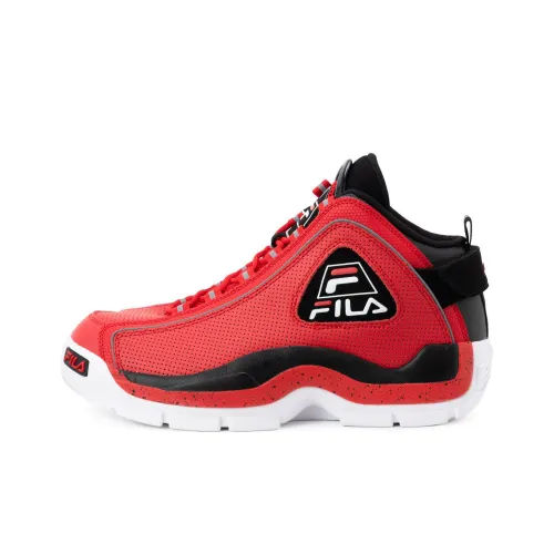 FILA Grant Hill 2 Pdr High Топ Винтажные Баскетбольные Кроссовки Мужские Красный Черный Белый