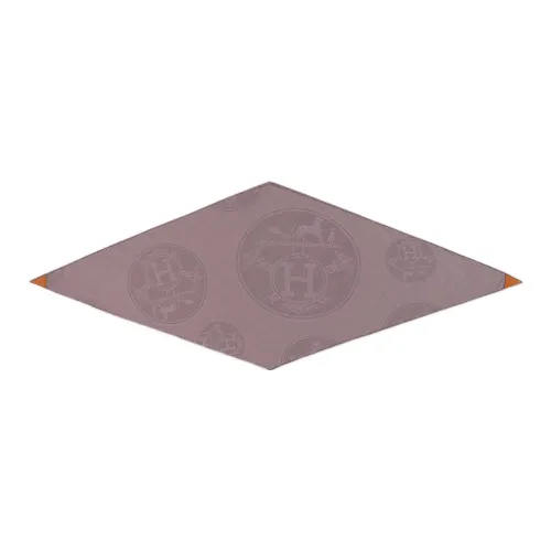 HERMES Вязаные шарфы Унисекс Фиолетовый