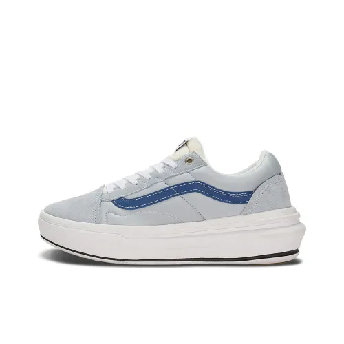 VANS Old Skool Collection Overt CC Low Скейтборд Кроссовки Унисекс Серый Синий