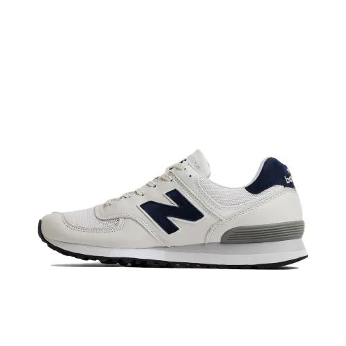 New Balance NB 576 Устойчивые к истиранию низкие беговые кроссовки унисекс белые
