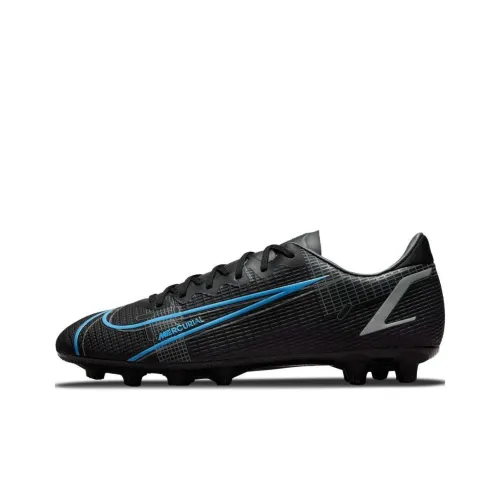Nike Mercurial Vapor 14 HG Твердый Ground Природная трава Искусственный шип Твердый грунт Амортизация Футбольные бутсы Мужской Черный
