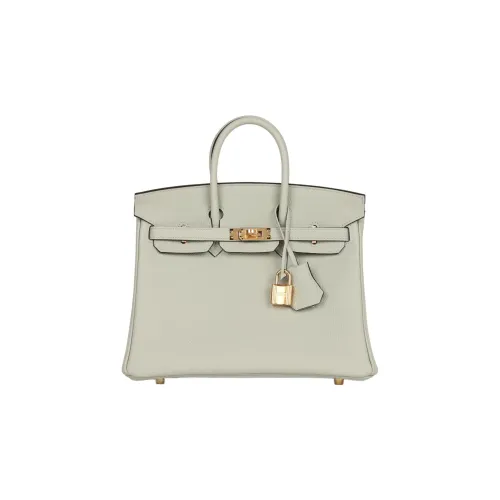 HERMES Birkin Коровья кожа Togo Сумка Birkin Сумка Женская 0W Gris Neve Ледяной кристально-серый
