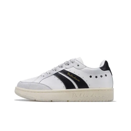 Палладий Slip-Resistant Низкие Кроссовки для Скейтбординга Мужские Белые Черные