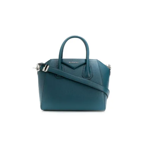 GIVENCHY Antigona Рельефная кожа Козы Сумка через плечо Сумка Обычная Женская Масляный Синий