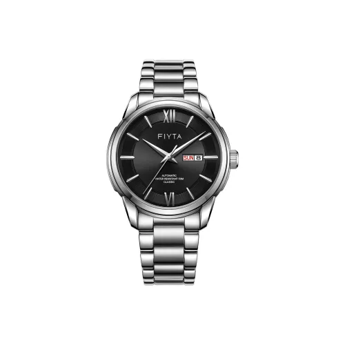 FIYTA Автоматический механический механизм Мужские часы Classic Collection 42мм*42мм*11,2мм Черные