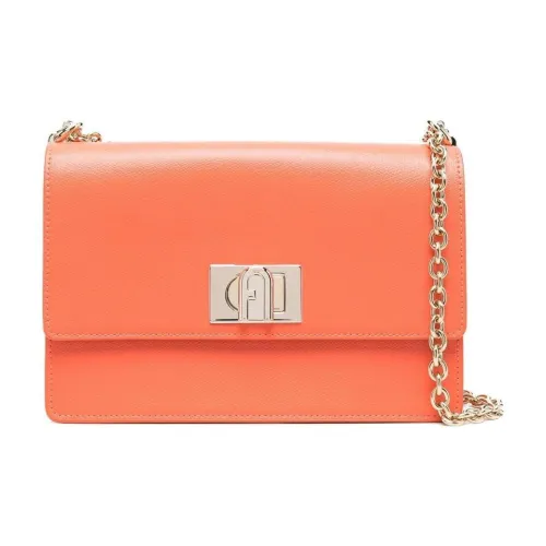 Furla 1927 Collection Сумка через плечо из коровьей кожи женская оранжевая