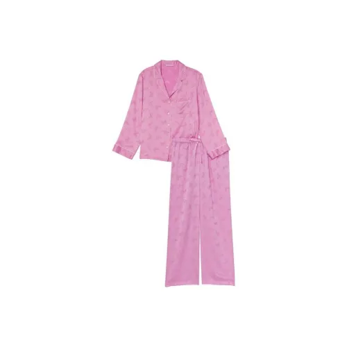 Victoria's Secret Pajama Комплект Женский Розовый Фиолетовый