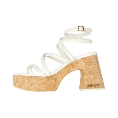 Jimmy Choo Cecelia 95 One Ремень Сандалии Женские Латте