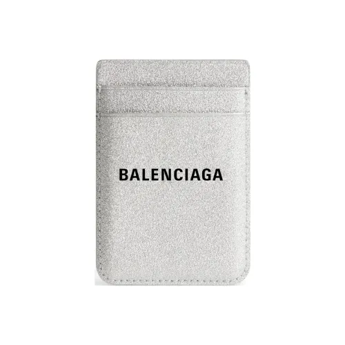 Balenciaga Cash Искусственная кожа Держатель для карт Держатель для карт Унисекс Серебряный
