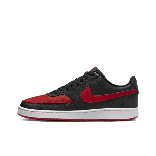 Nike Court Vision Low Next Nature Slip Resistant Abrasion Resistant Low Топ Скейтборд Кроссовки Мужские Черные Красные
