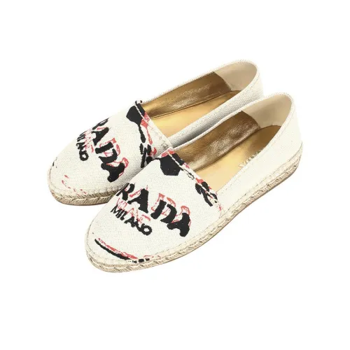 PRADA Эспадрильи Женские Белые