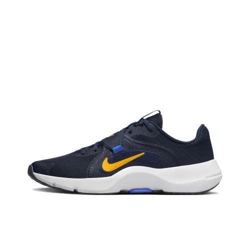 Nike In Season TR 13 Slip-Resistant Low Top Тренировочные Кроссовки Мужские Синий Желтый
