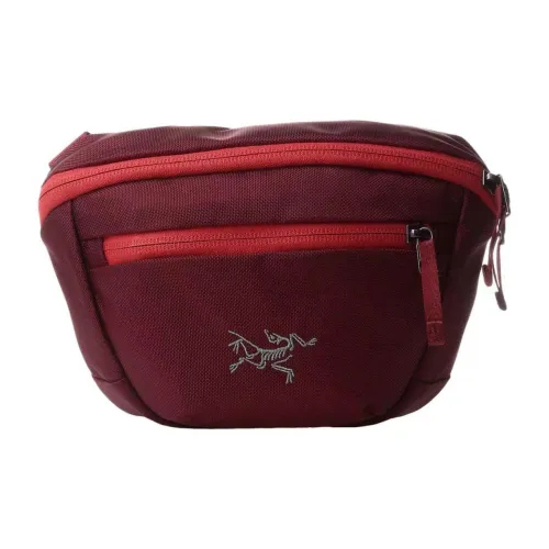 Arcteryx Нейлон Одно плечо Через плечо Бананка Обычный Унисекс Вулканы Красный