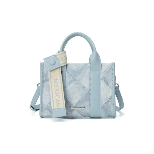 MEXICAN Полиуретановая кожа Тоут Сумка Сумка для покупок Ручная сумка Сумка через плечо Стандартная Женская Серо-голубой Абрикос Темно-серый