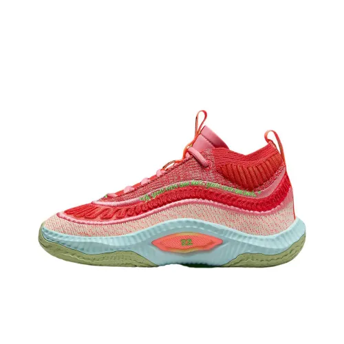 Nike Cosmic Unity 3 Амортизация Износостойкие Низкие Баскетбольные Кроссовки Мужские Красный Синий