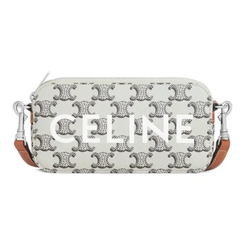 CELINE Коровья кожа Одно плечо Через плечо Клатч Обычный Мужской Коричневый Светлый Умбра