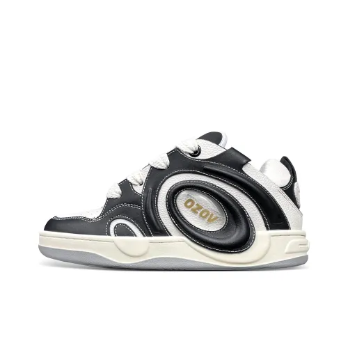 OZOV Planet Ring 01 Low Топ Скейтборд Кроссовки Унисекс Черный Белый Золото