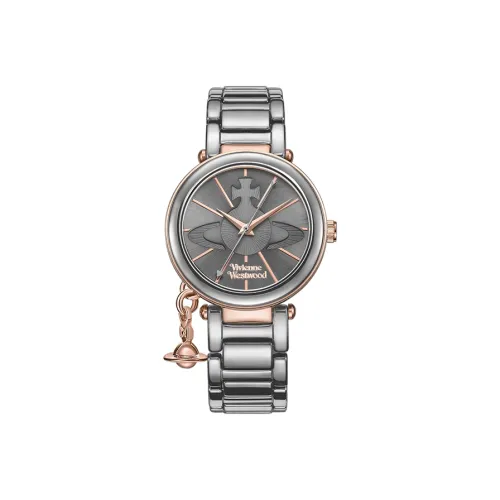 Vivienne Westwood Vivienne Westwood Wrist Watch Кварцевый механизм Керамика Ремешок 32 мм Серый циферблат Женские часы