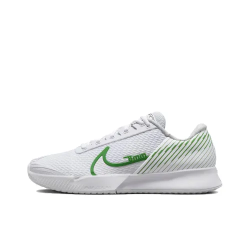 Nike Air Zoom Vapor Pro 2 Court Low Топ Теннисные Кроссовки Мужские Белые Зеленые