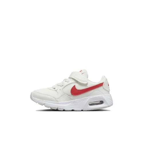 Nike Air Max SC Low Беговые кроссовки для малышей Белый Красный